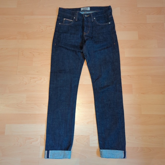Naked & Famous Denim Men's Super Skinny Guy Jeans in Dirty Fade Selvedge - Picture 1 of 15